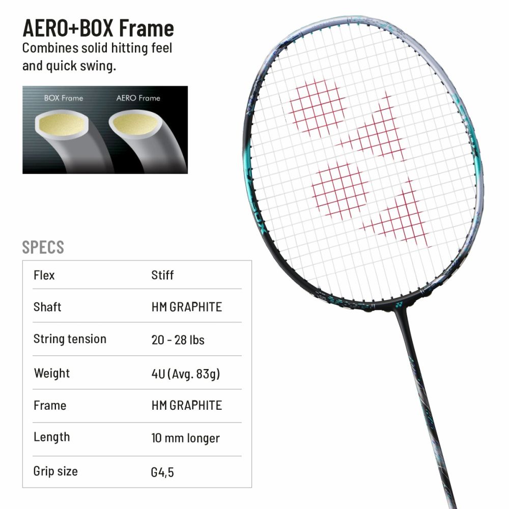 YONEX Astrox 88D Pro Badminton Racquet (With YONEX BG80, Black/Silver) 4u