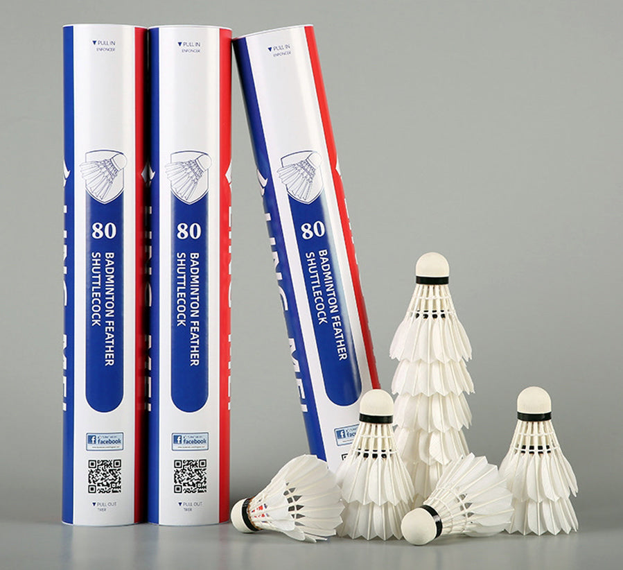 翎美80/77速 North3040专用球 Lingmei 80 Goose Feather Badminton Shuttlecock
