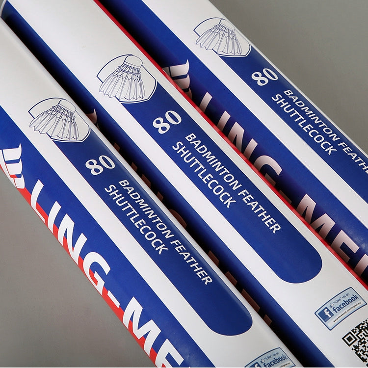 翎美80/77速 North3040专用球 Lingmei 80 Goose Feather Badminton Shuttlecock