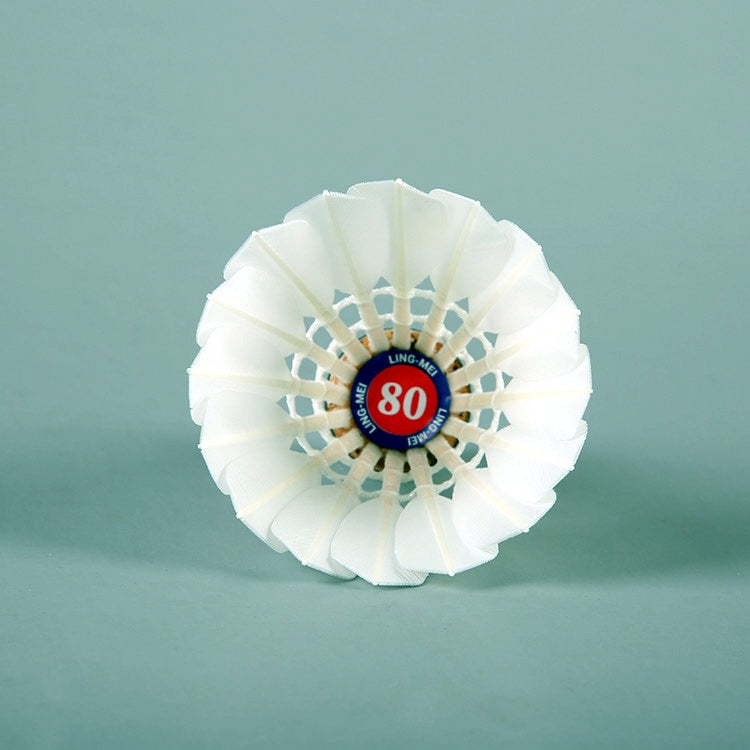 翎美80/77速 North3040专用球 Lingmei 80 Goose Feather Badminton Shuttlecock