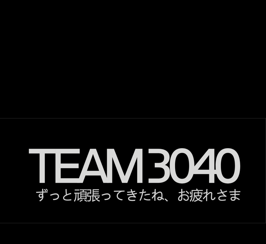 TEAM3040 DESIGN 简约创意T 🔥 你一直都很努力，辛苦了！