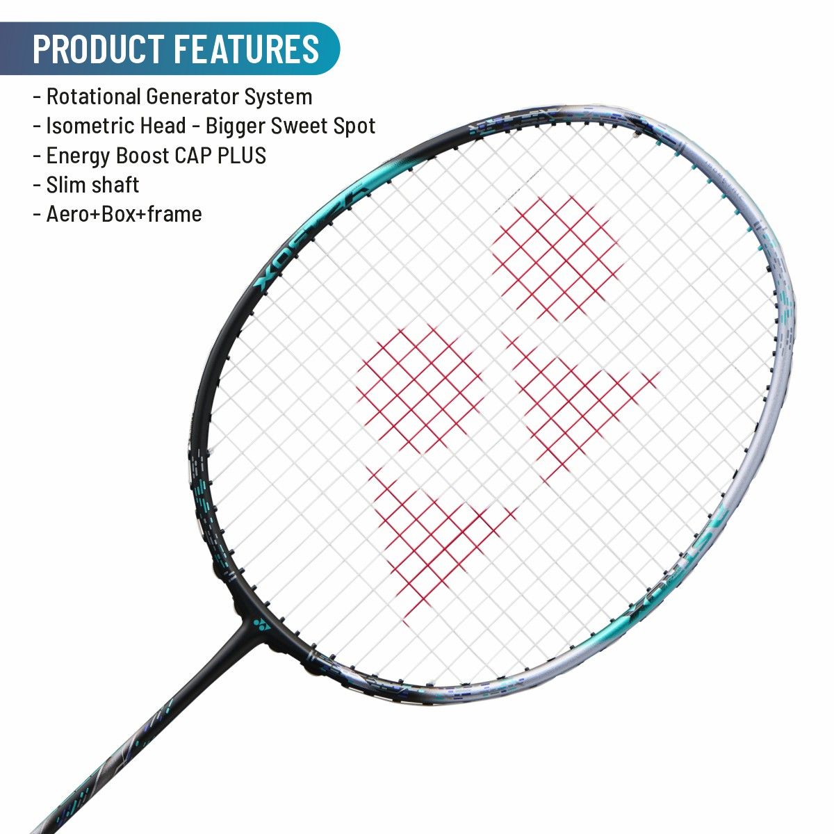 YONEX Astrox 88D Pro Badminton Racquet (With YONEX BG80, Black/Silver) 4u